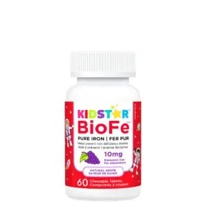 BioFe pure iron chewable grape 10mg