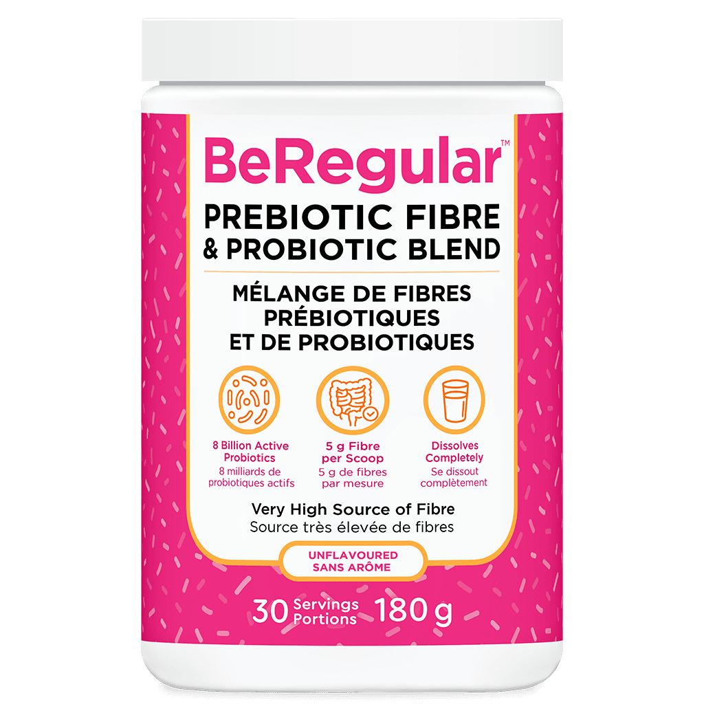 Mélange de fibres prébiotiques et de probiotiques BeRegular