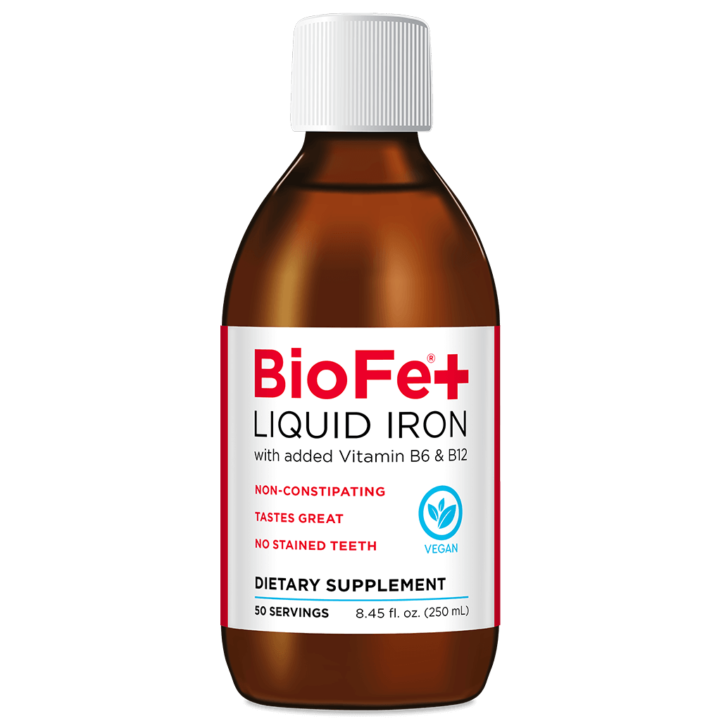 BioFe+ liquid iron with vitamin B6 and B12