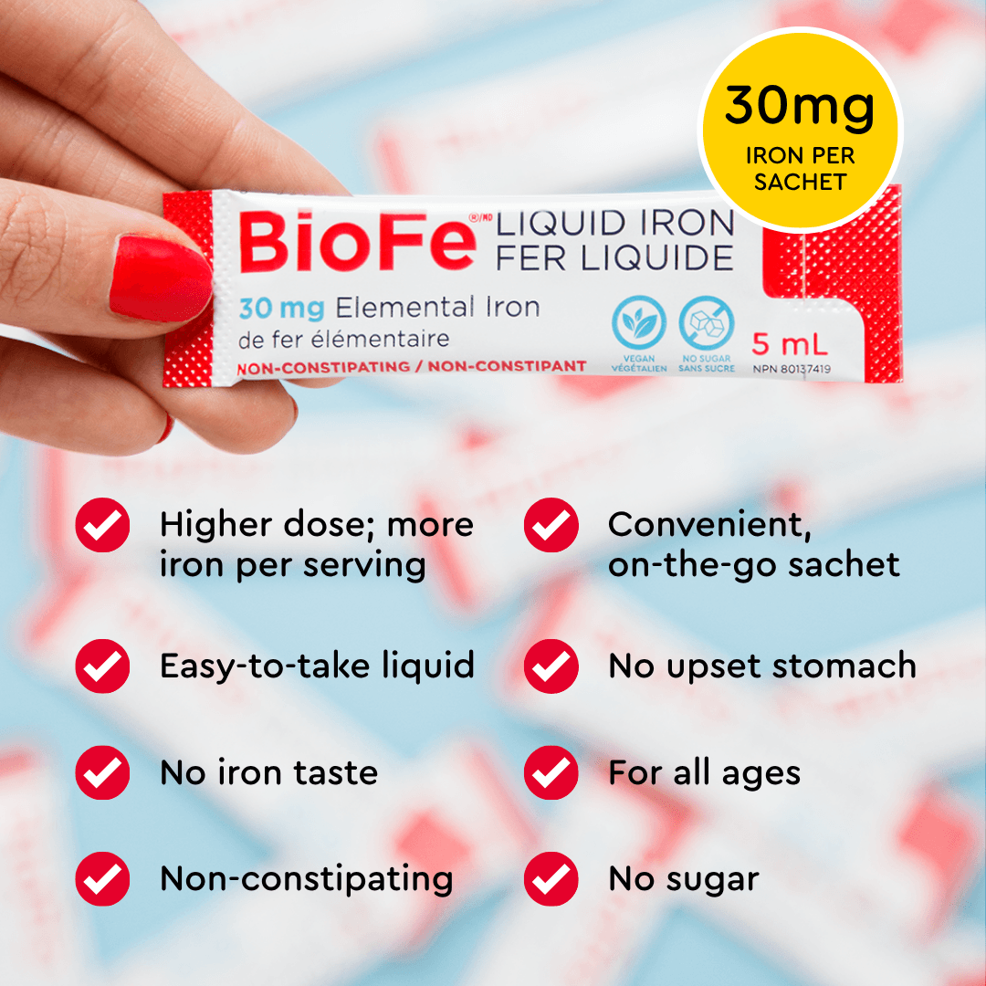 BioFe Liquid Iron 30mg Sachets - Image 4