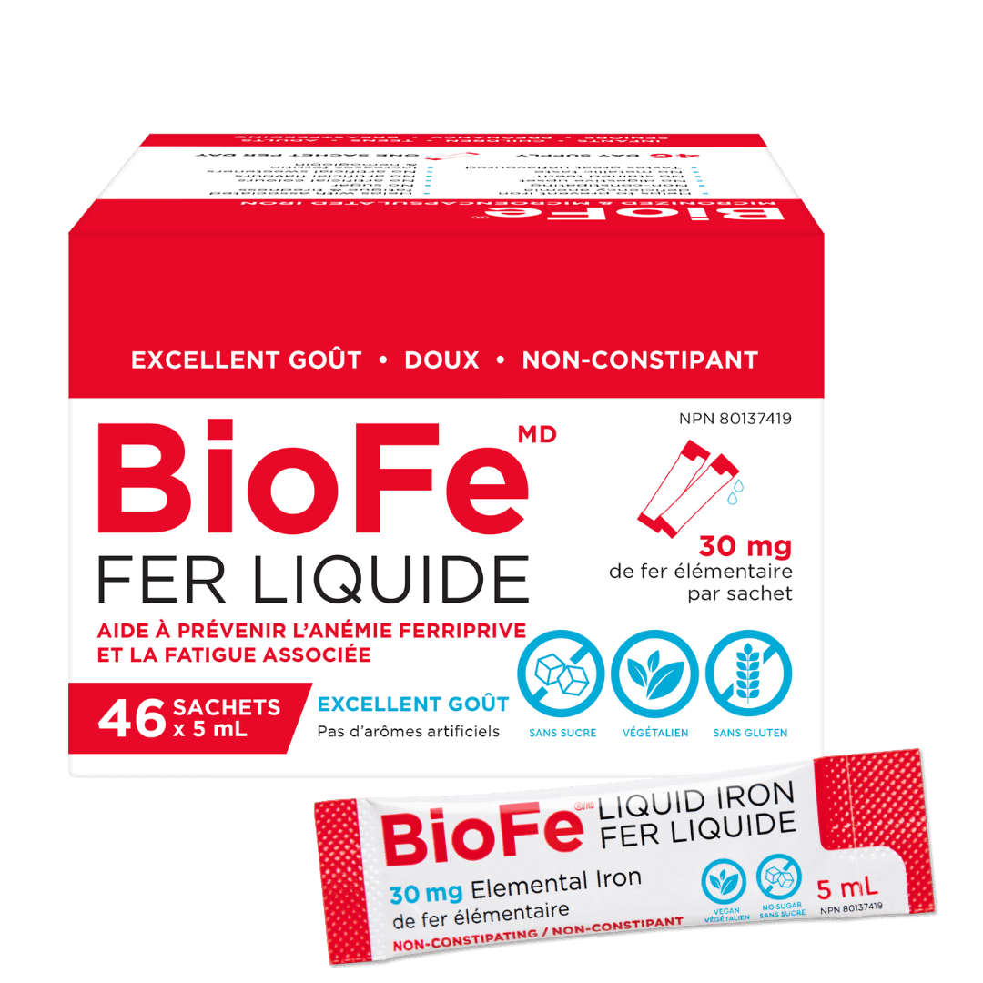 Sachets de fer liquide BioFe 30 mg