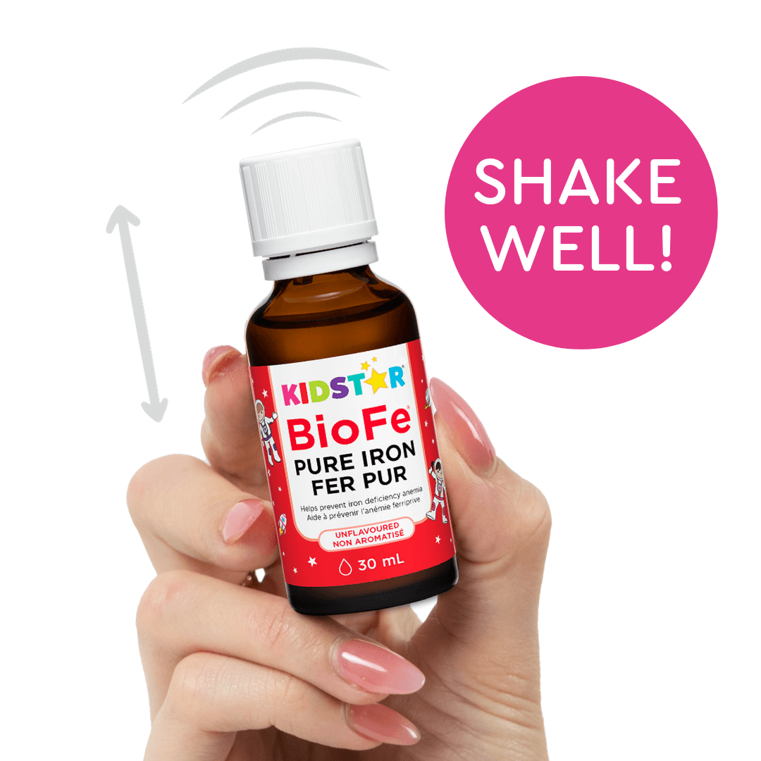 BioFe pure iron drops - Shake well!