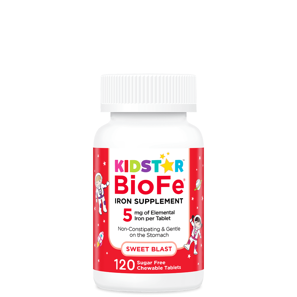 KidStar Nutrients BioFe Iron Chewable 120 count