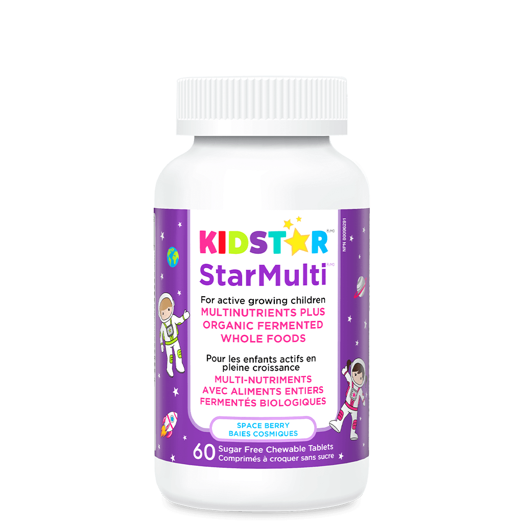 StarMulti Kids Multivitamin plus organic fermented whole foods